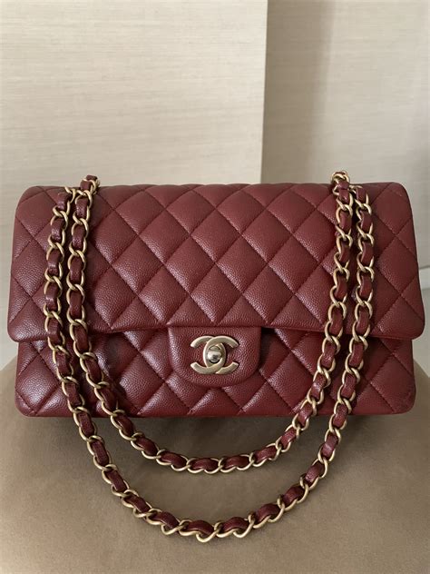 chanel square mini caviar burgundy|CHANEL Caviar Shoulder Bag Burgundy 1521790 .